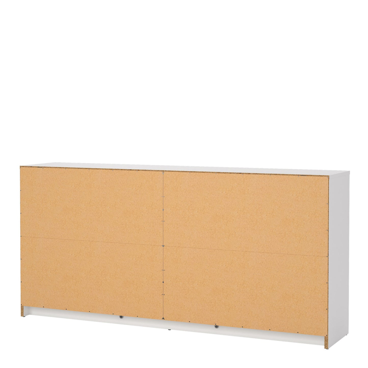 may chest of 6 drawers (3+3) in white