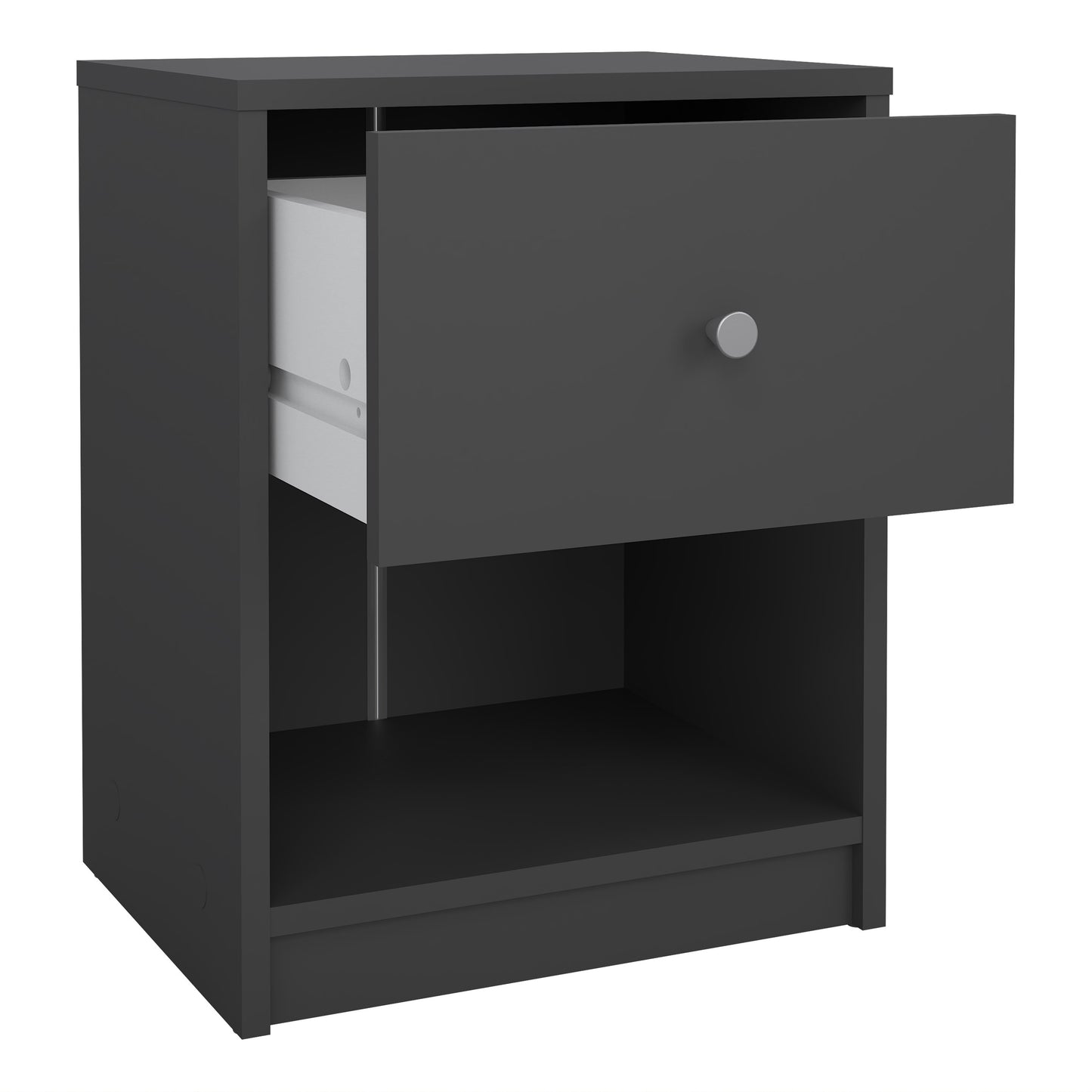 may bedside 1 drawer in grey