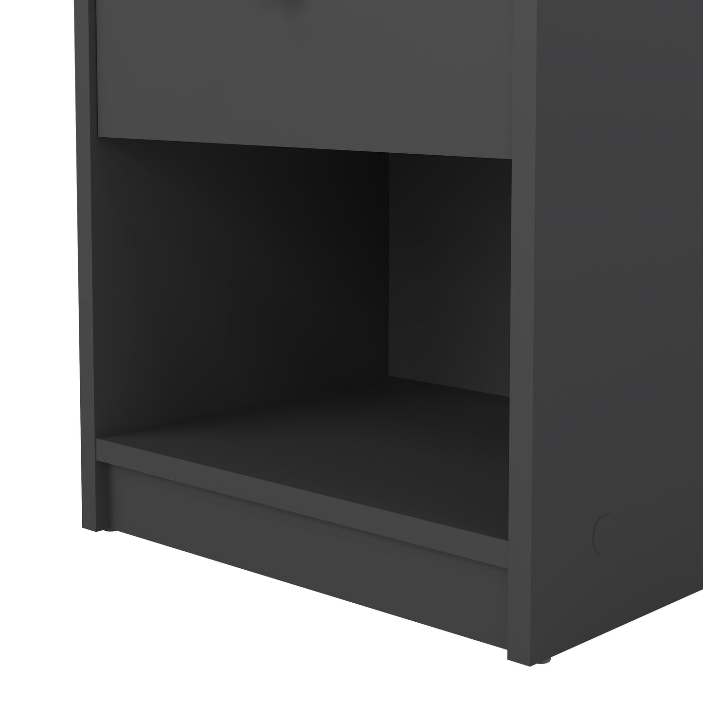 may bedside 1 drawer in grey