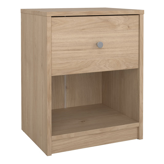 may bedside 1 drawer in jackson hickory oak
