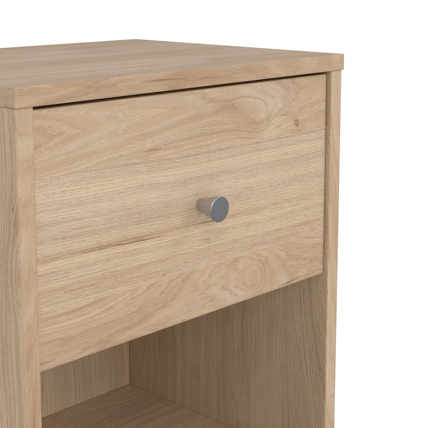 may bedside 1 drawer in jackson hickory oak