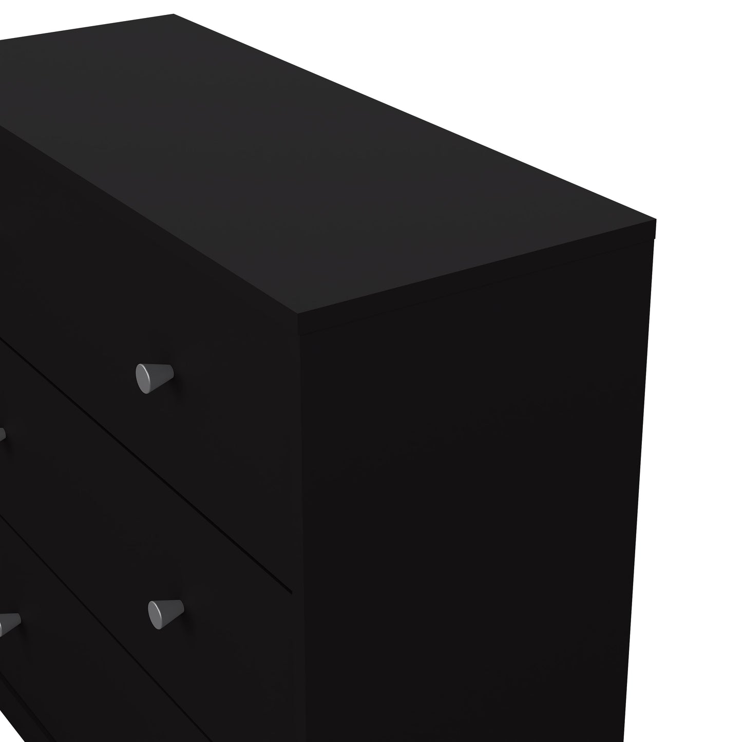 may chest of 3 drawers in black