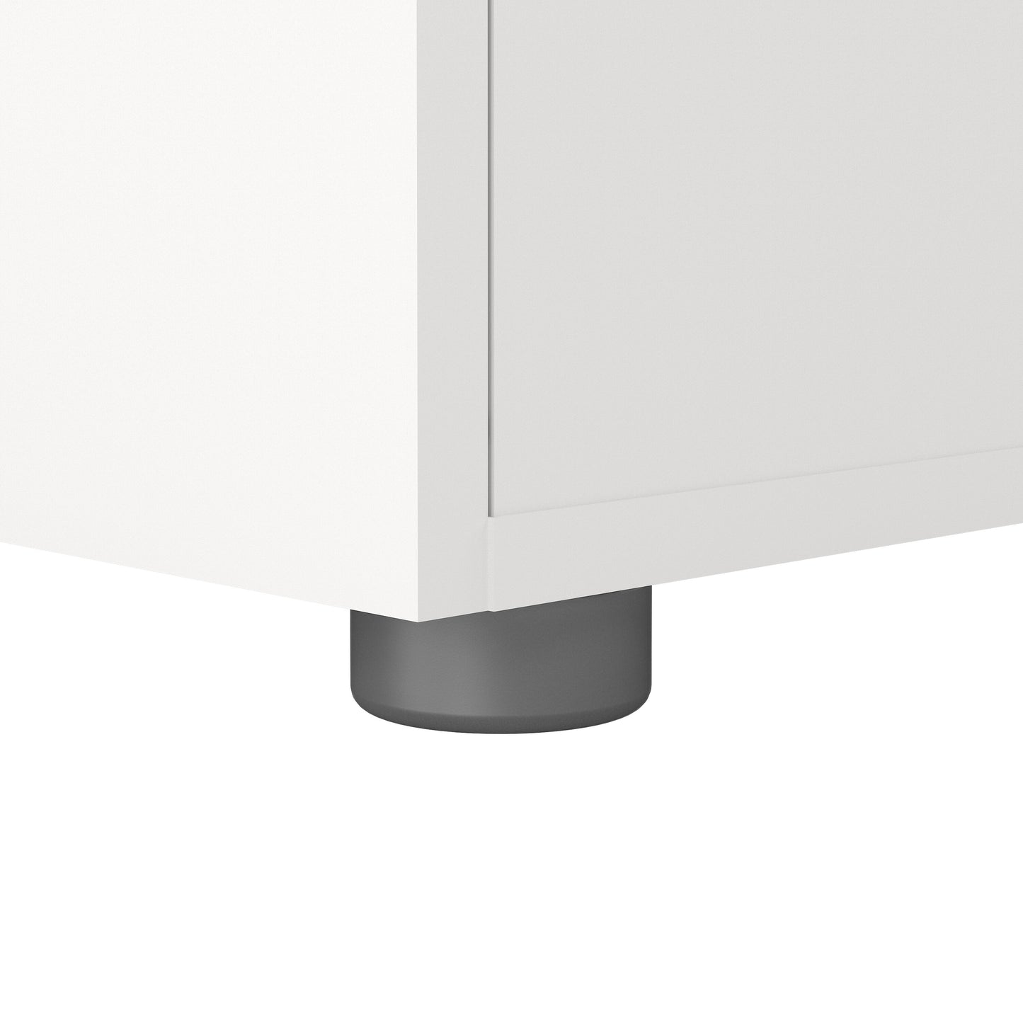pepe bedside 2 drawers in white