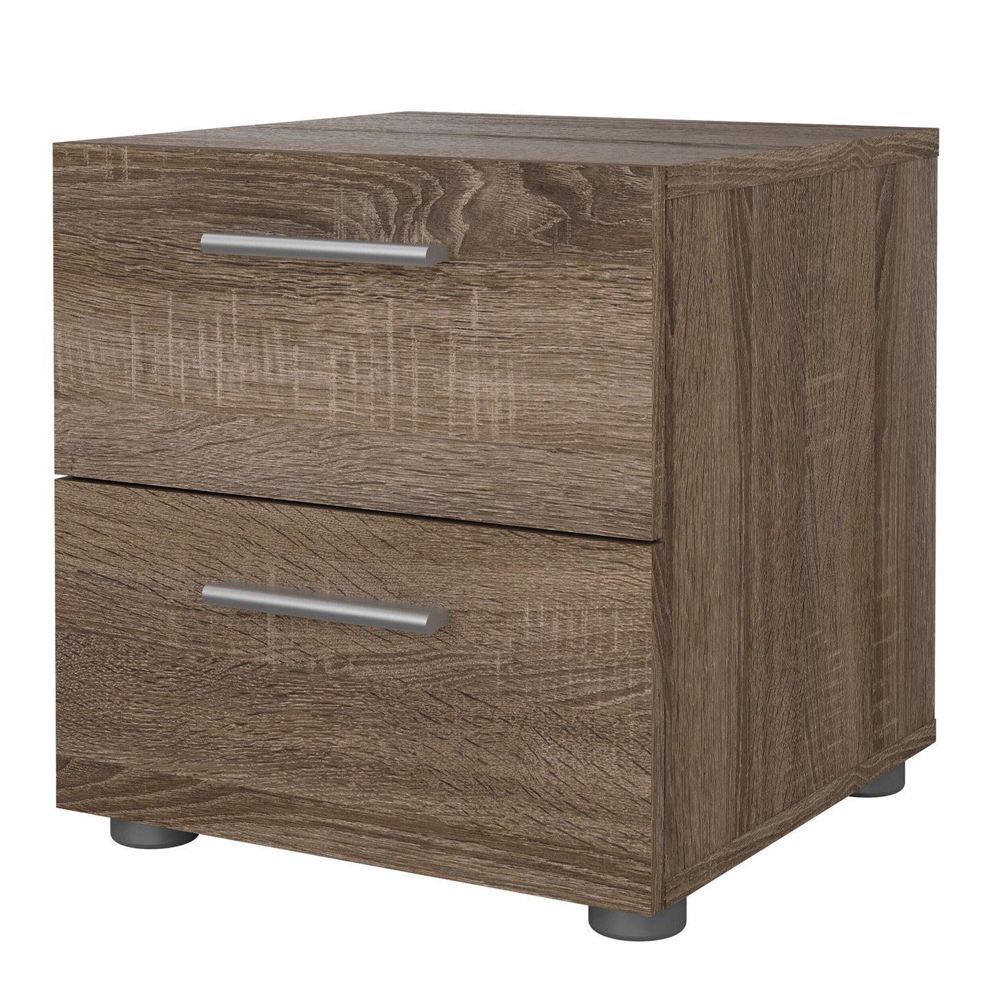 pepe bedside 2 drawers in truffle oak
