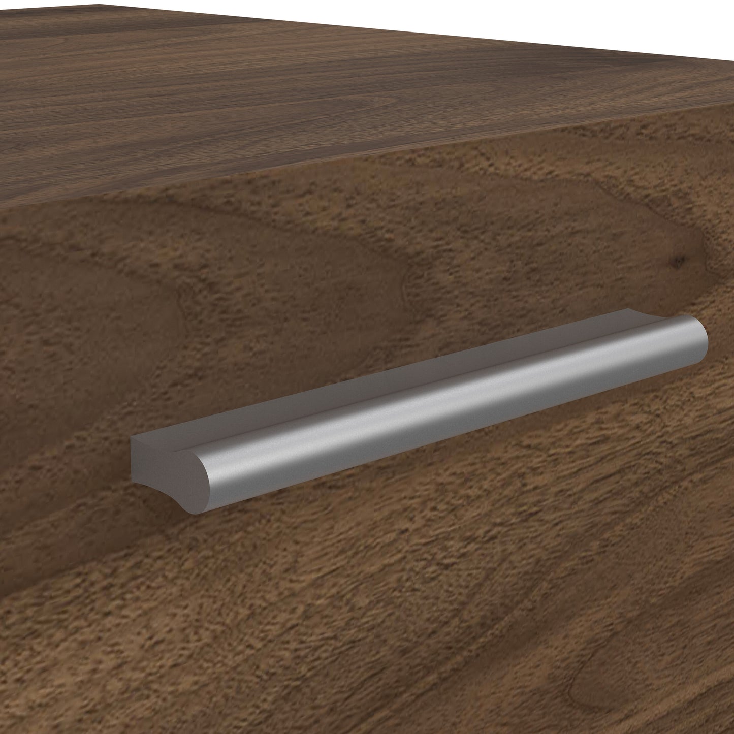 pepe bedside 2 drawers in walnut