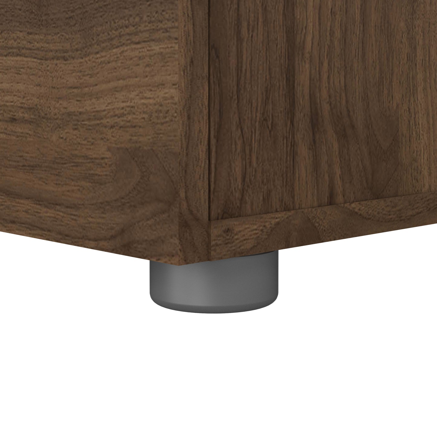 pepe bedside 2 drawers in walnut