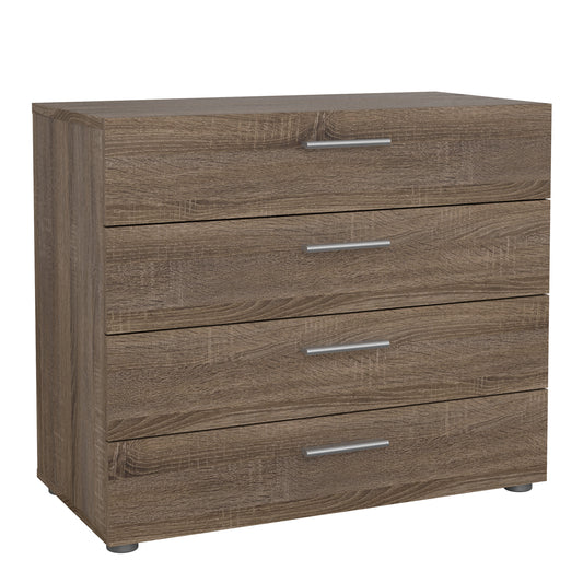 pepe chest of 4 drawers in truffle oak