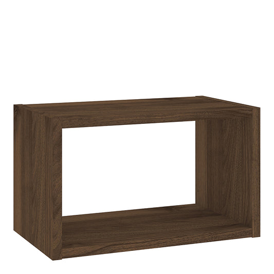 roomers wall shelf unit in walnut