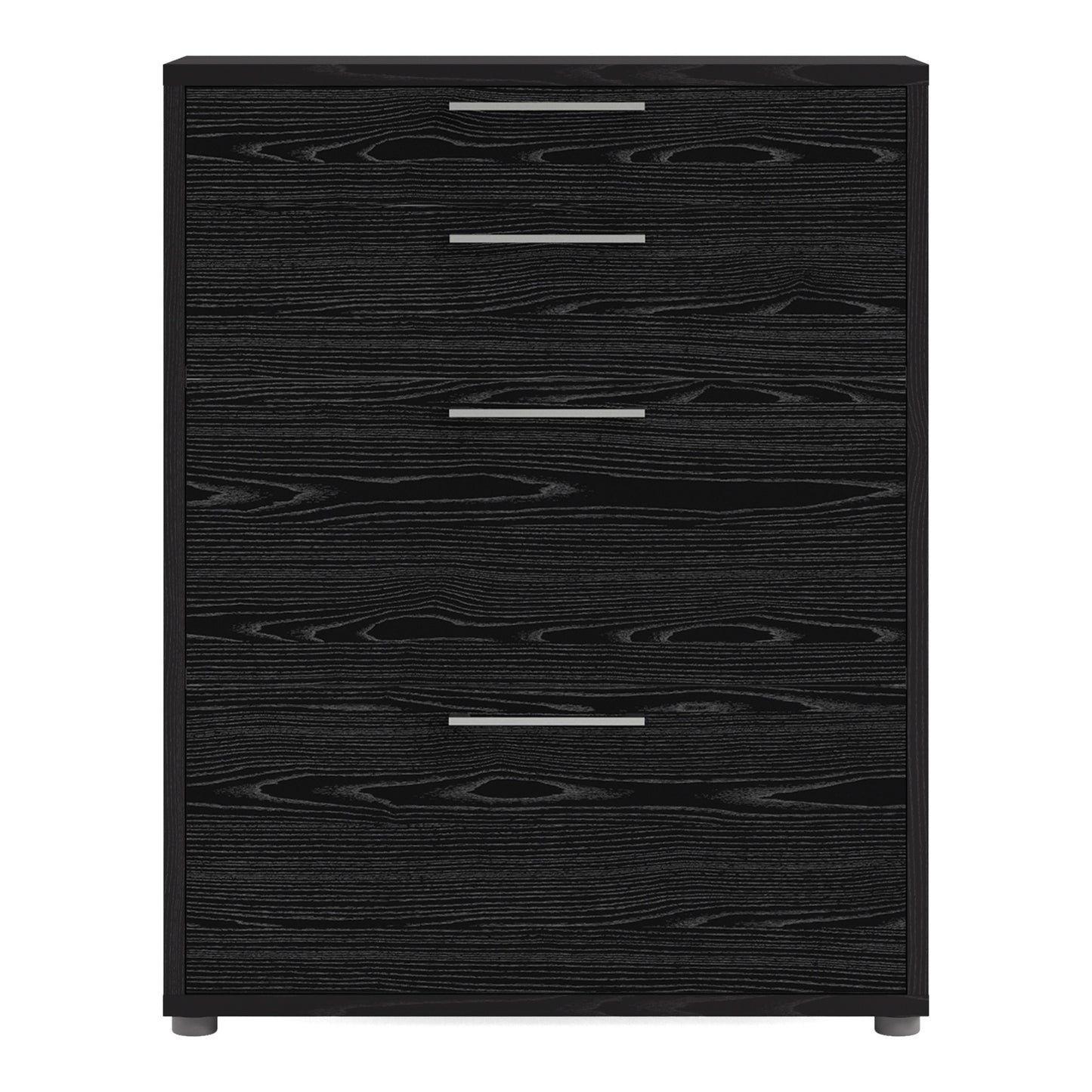 prima office storage with 2 drawers 2 file drawers in black woodgrain