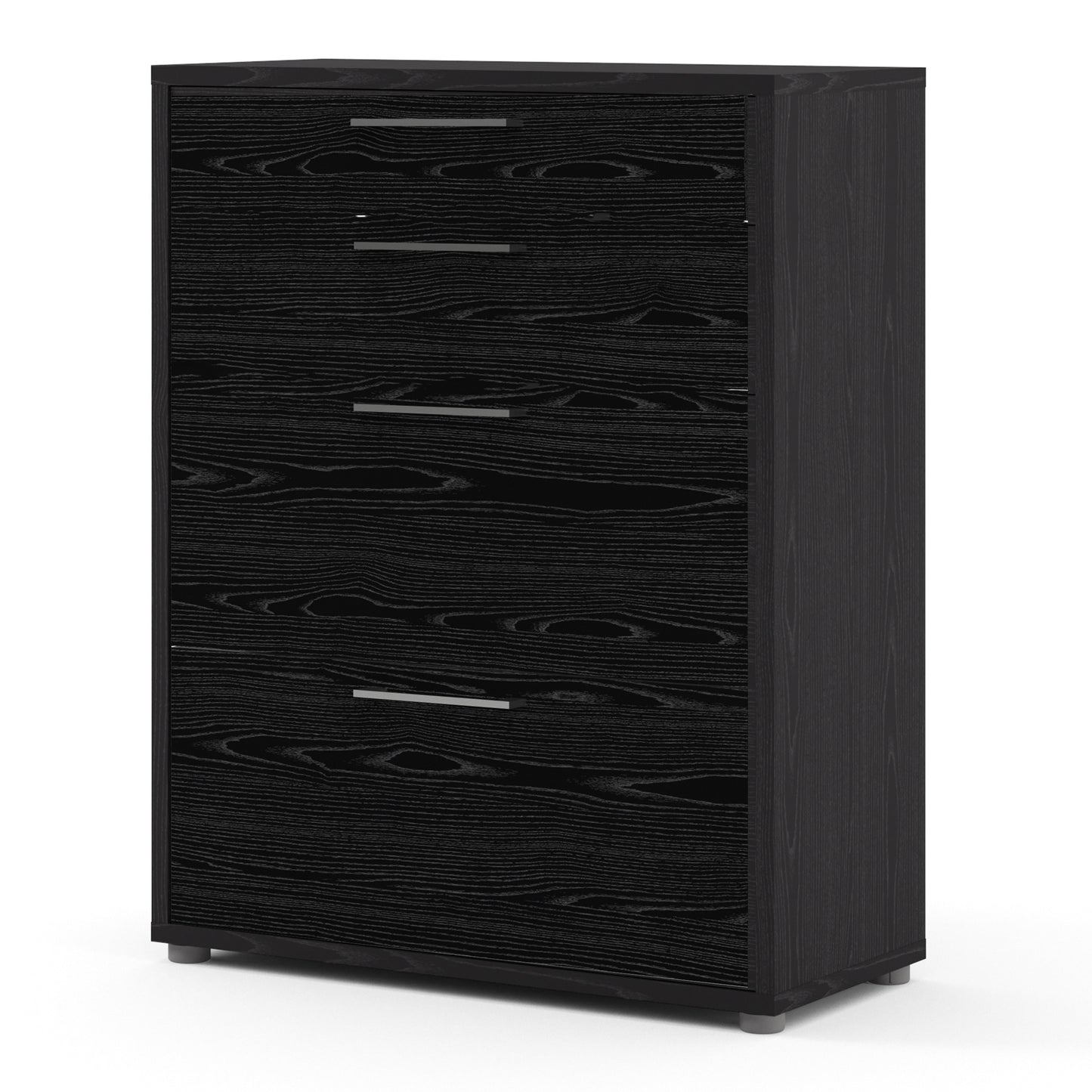 prima office storage with 2 drawers 2 file drawers in black woodgrain