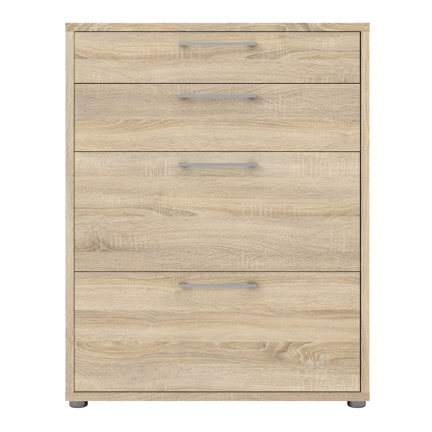 prima office storage with 2 drawers 2 file drawers in oak
