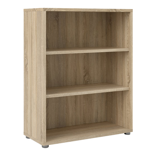 prima bookcase 2 shelves in oak