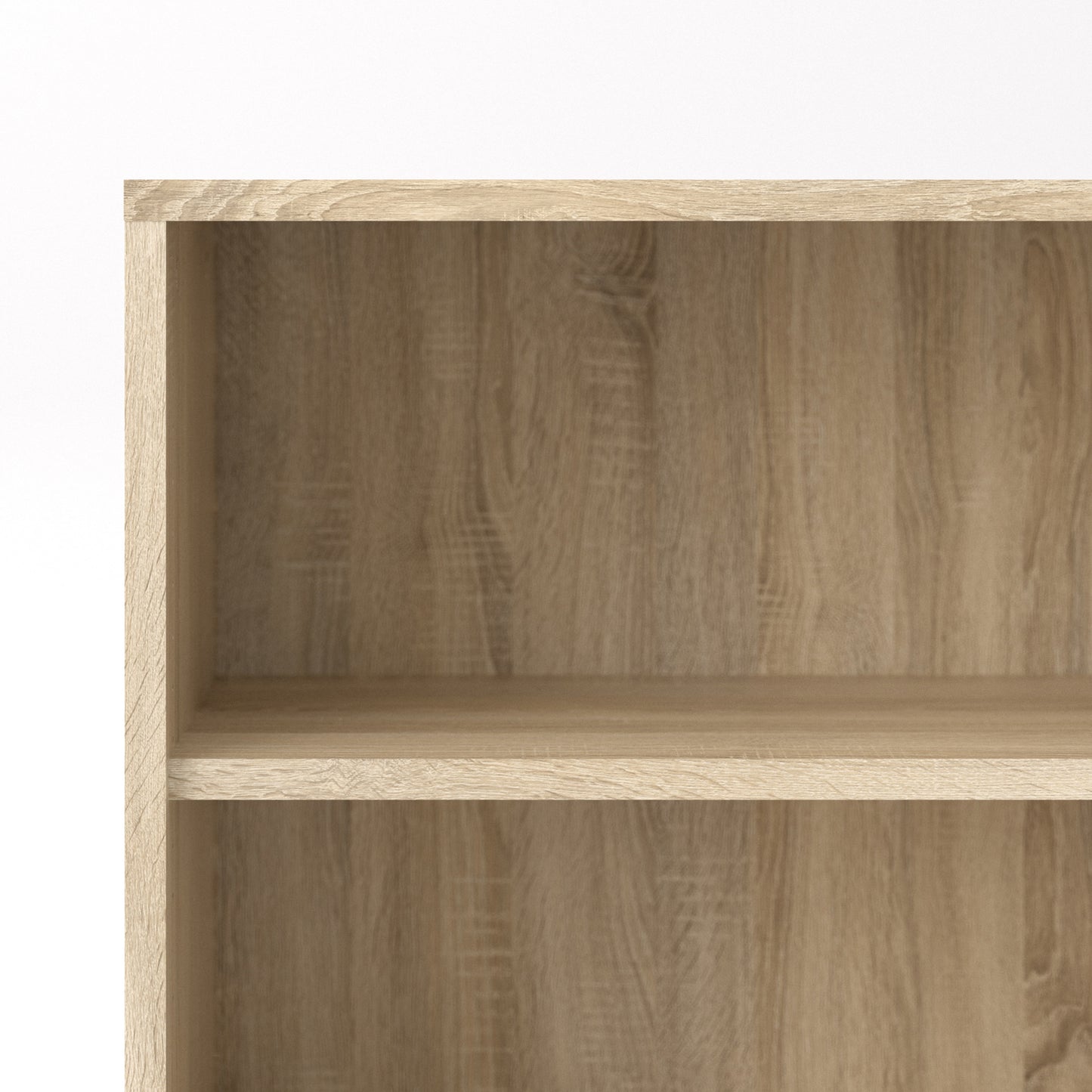 prima bookcase 2 shelves in oak