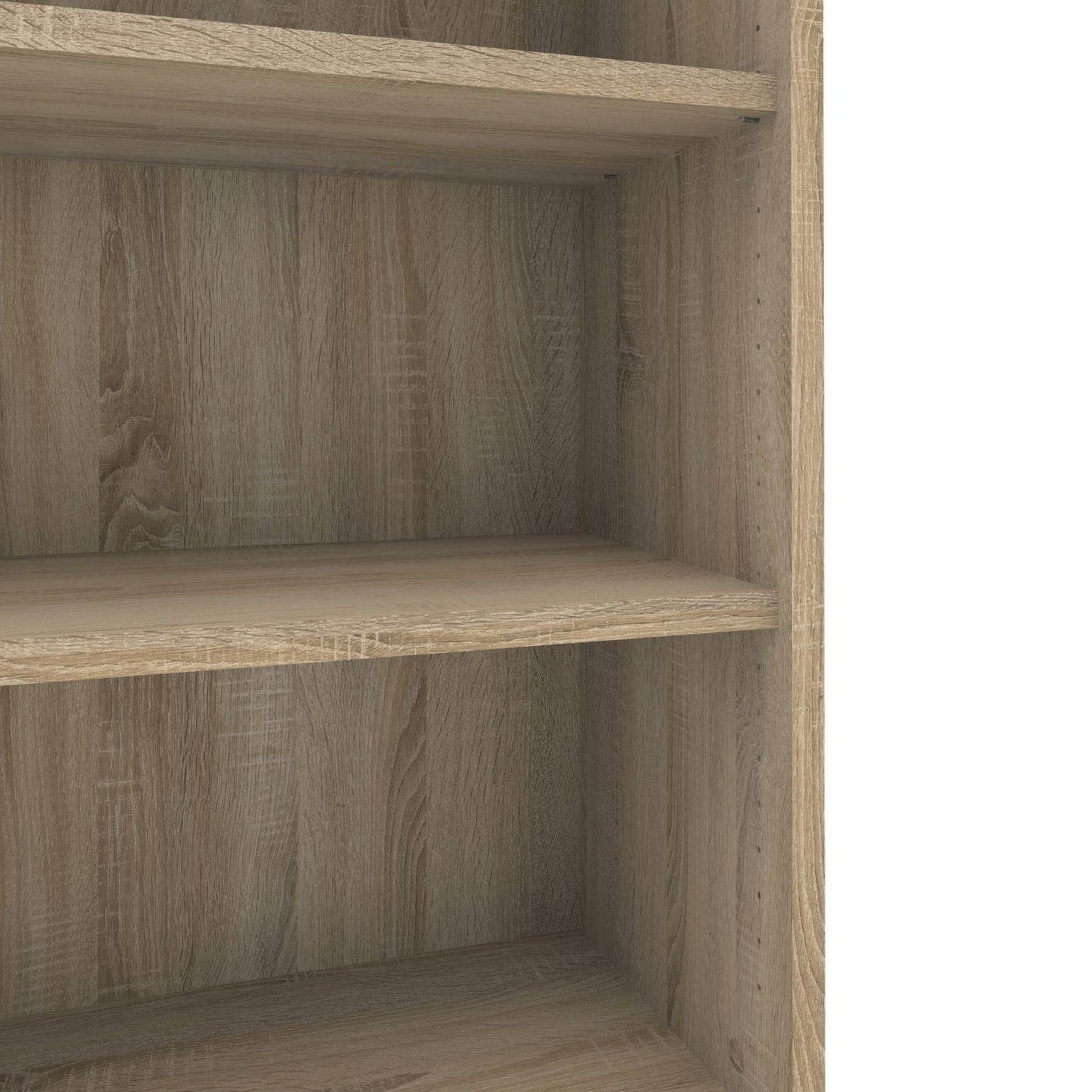 prima bookcase 2 shelves in oak