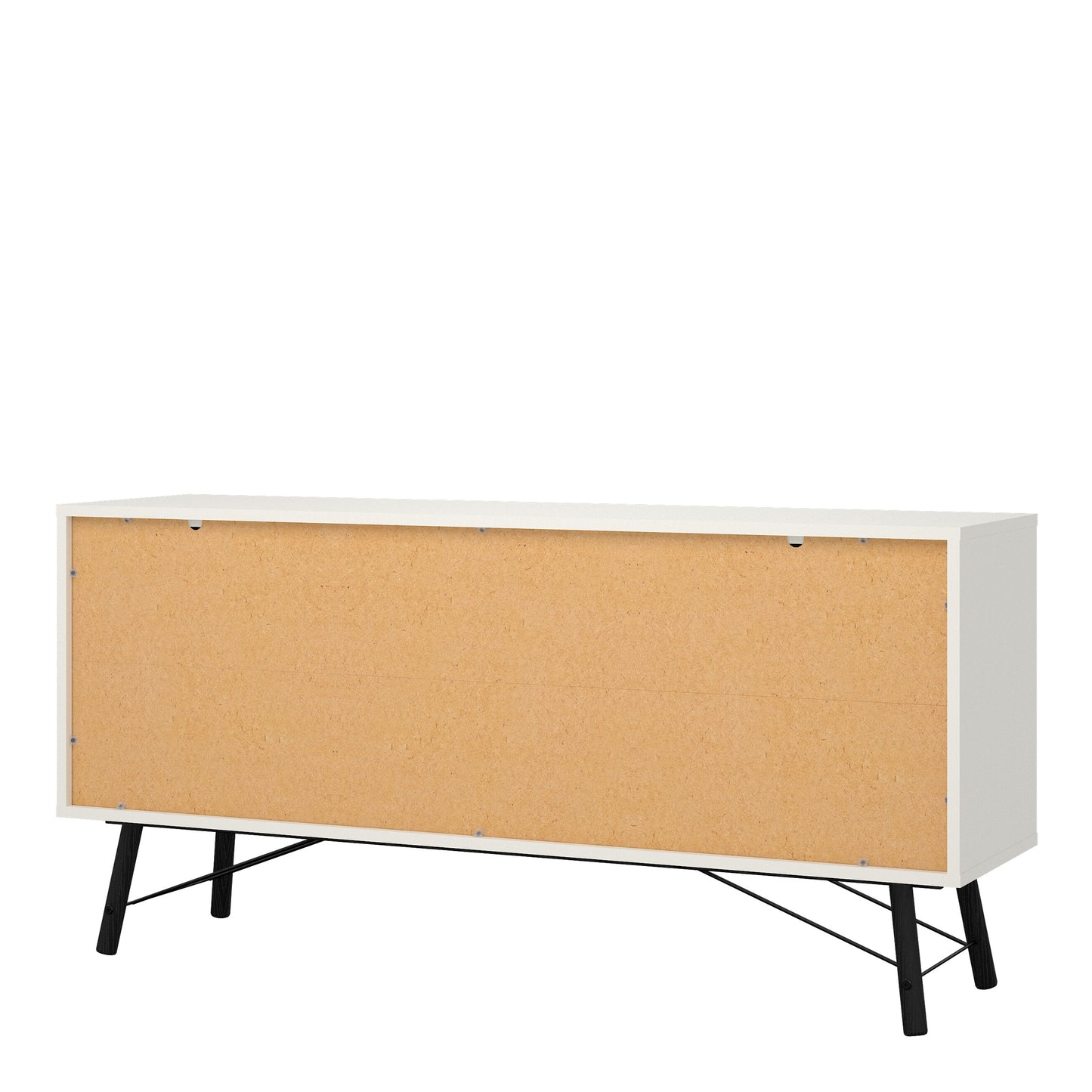 ry sideboard 2 doors 2 drawers in matt white