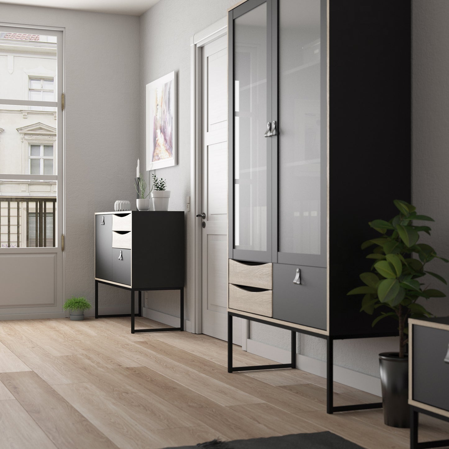 stubbe sideboard with 1 door 3 drawers