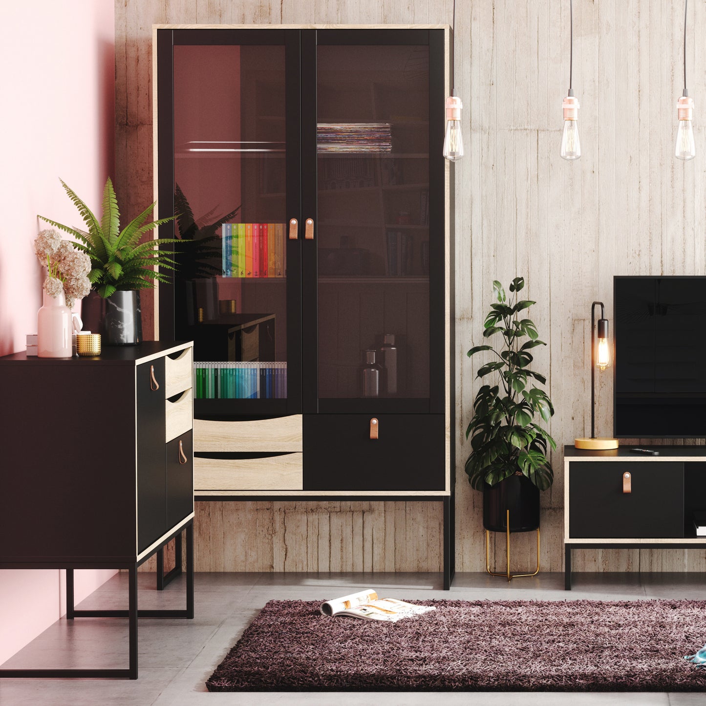 stubbe sideboard with 1 door 3 drawers