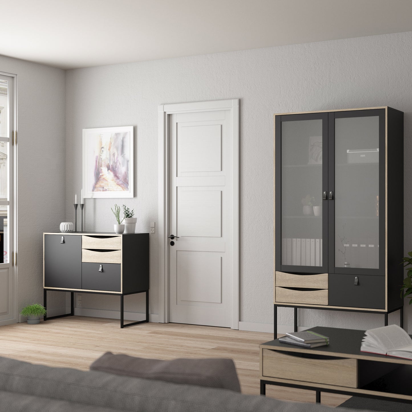 stubbe sideboard with 1 door 3 drawers