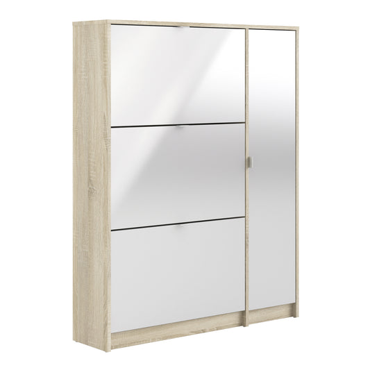 shoes shoe cabinet 3 flip down doors and 2 layers 1 door oak structure