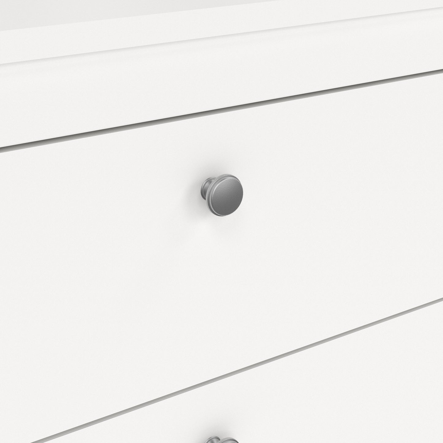 madrid chest 3 drawers in white