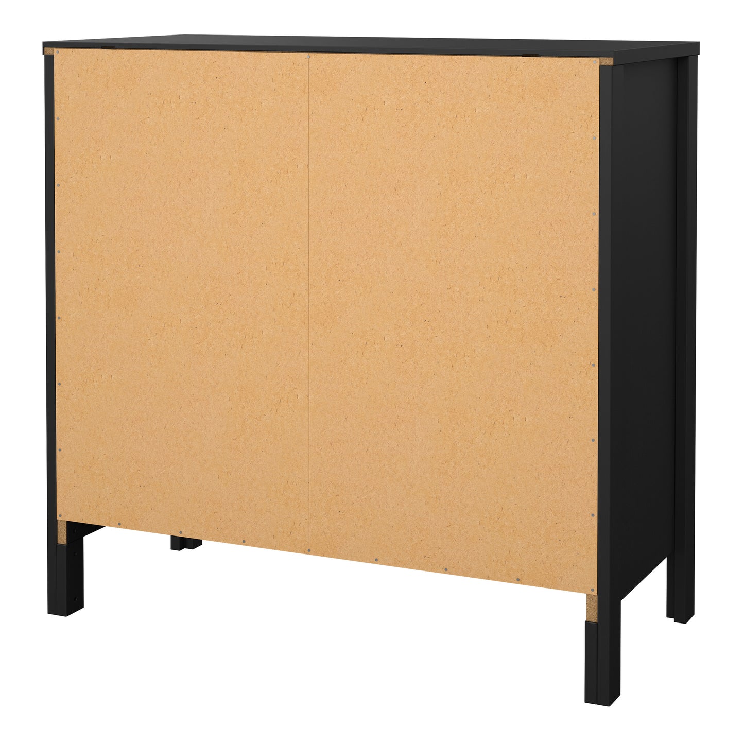 madrid chest 3 drawers in matt black