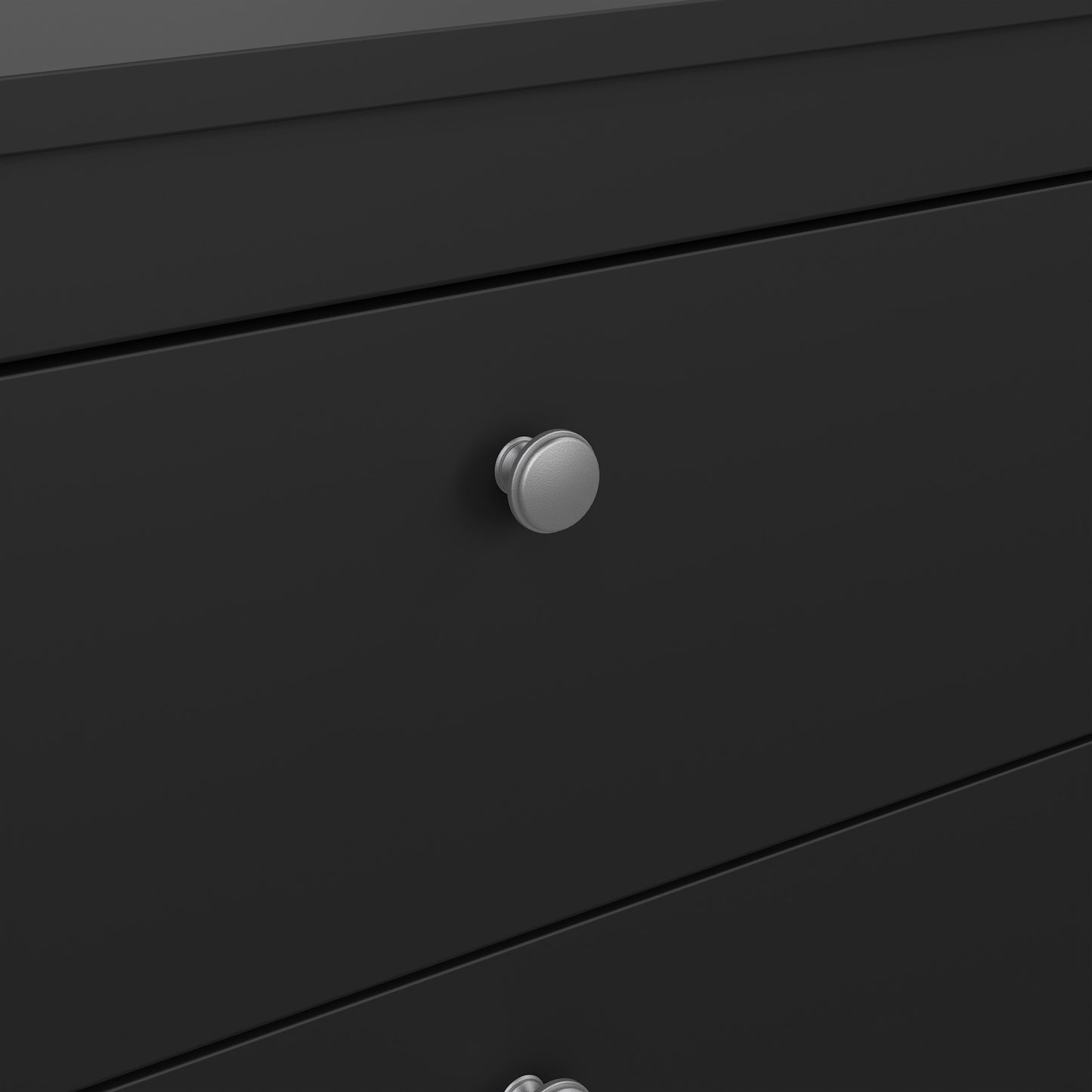 madrid chest 3 drawers in matt black