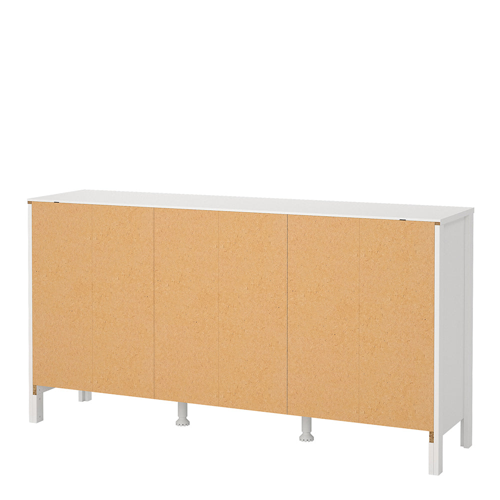 madrid sideboard 2 doors 3 drawers in white