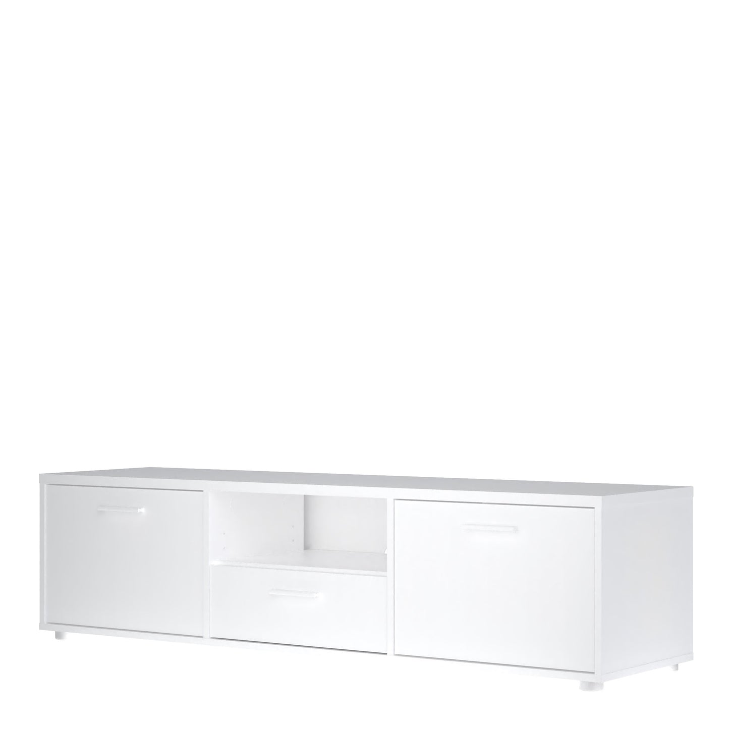 media tv unit with 2 doors 1 drawer 147cm white