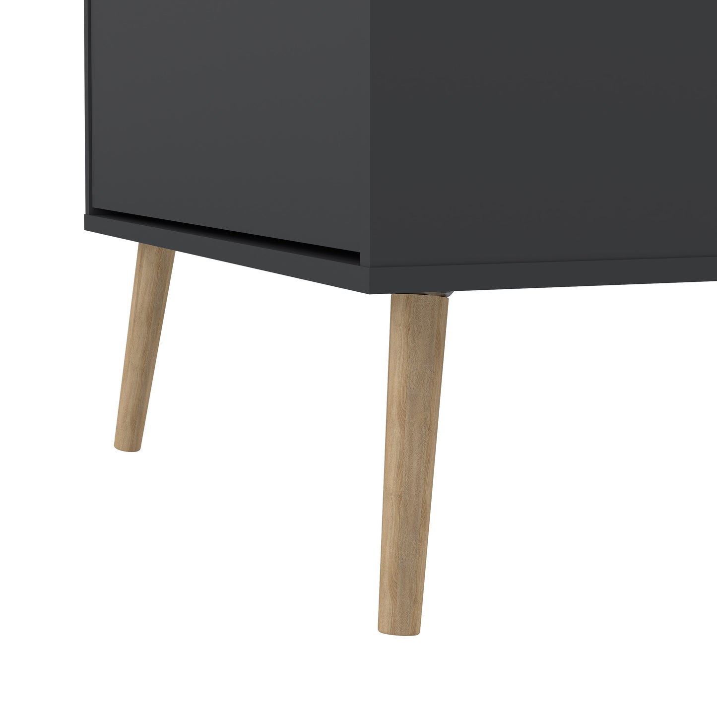 cumbria shoe cabinet 3 flip down doors dark grey