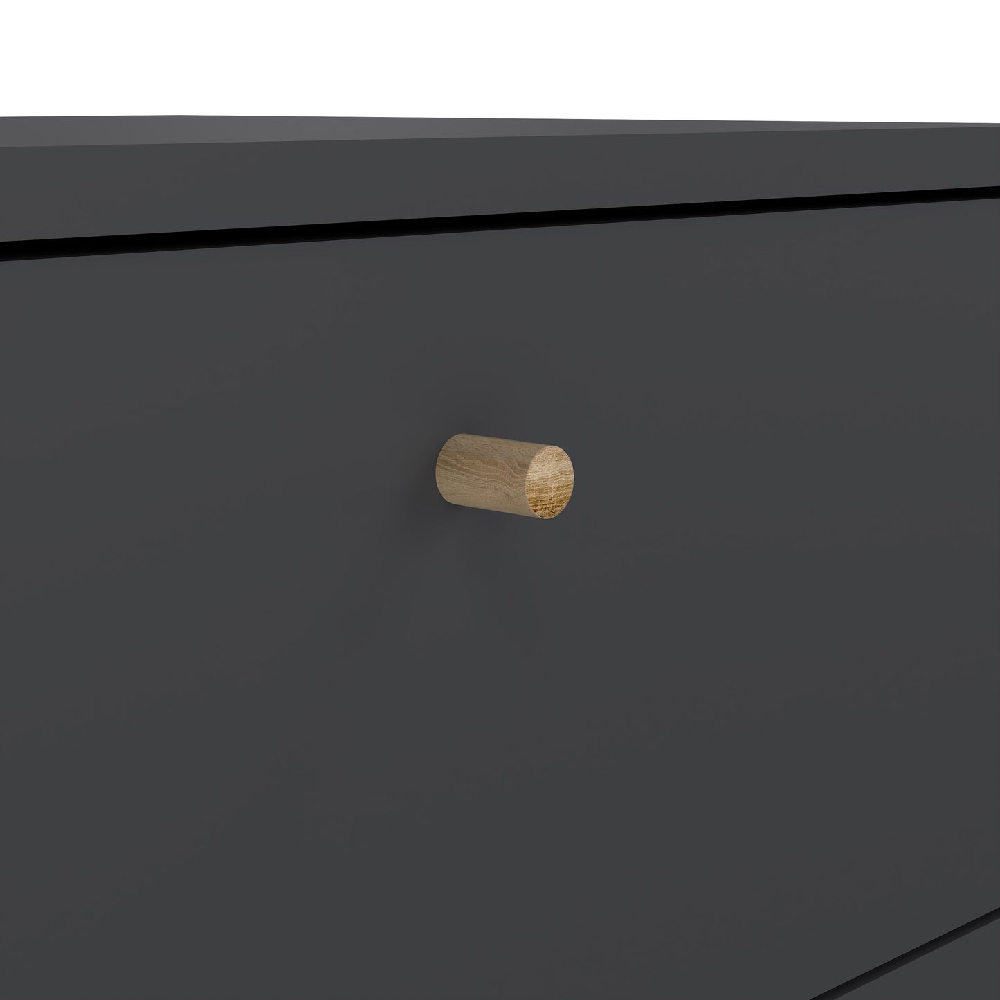 cumbria chest 5 drawers dark grey