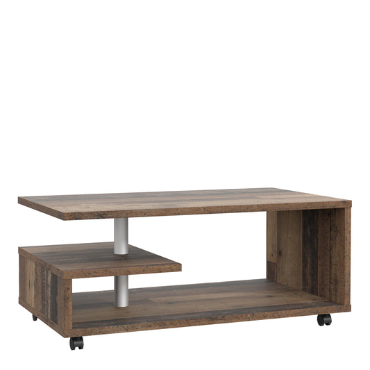 bailey coffee table in old vintage wood