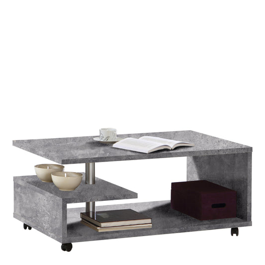 bailey coffee table in concrete grey