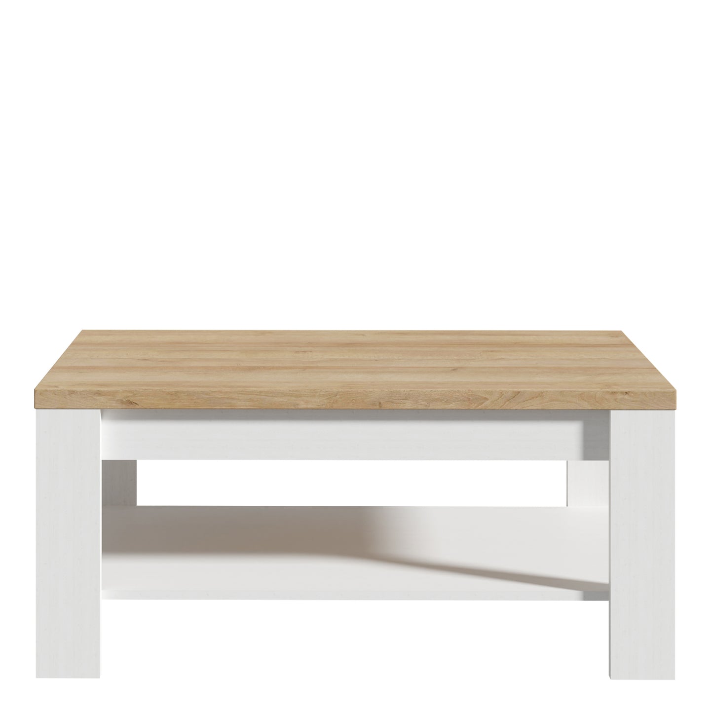 bohol coffee table in riviera oak/white