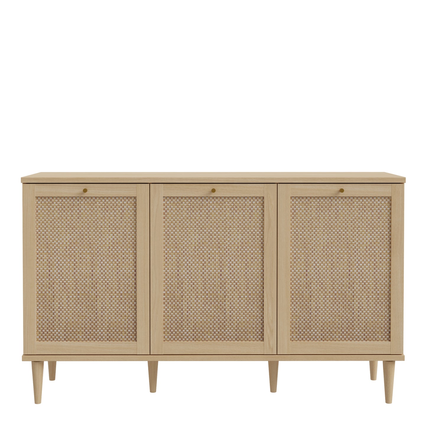 calasetta 3 door sideboard in rattan