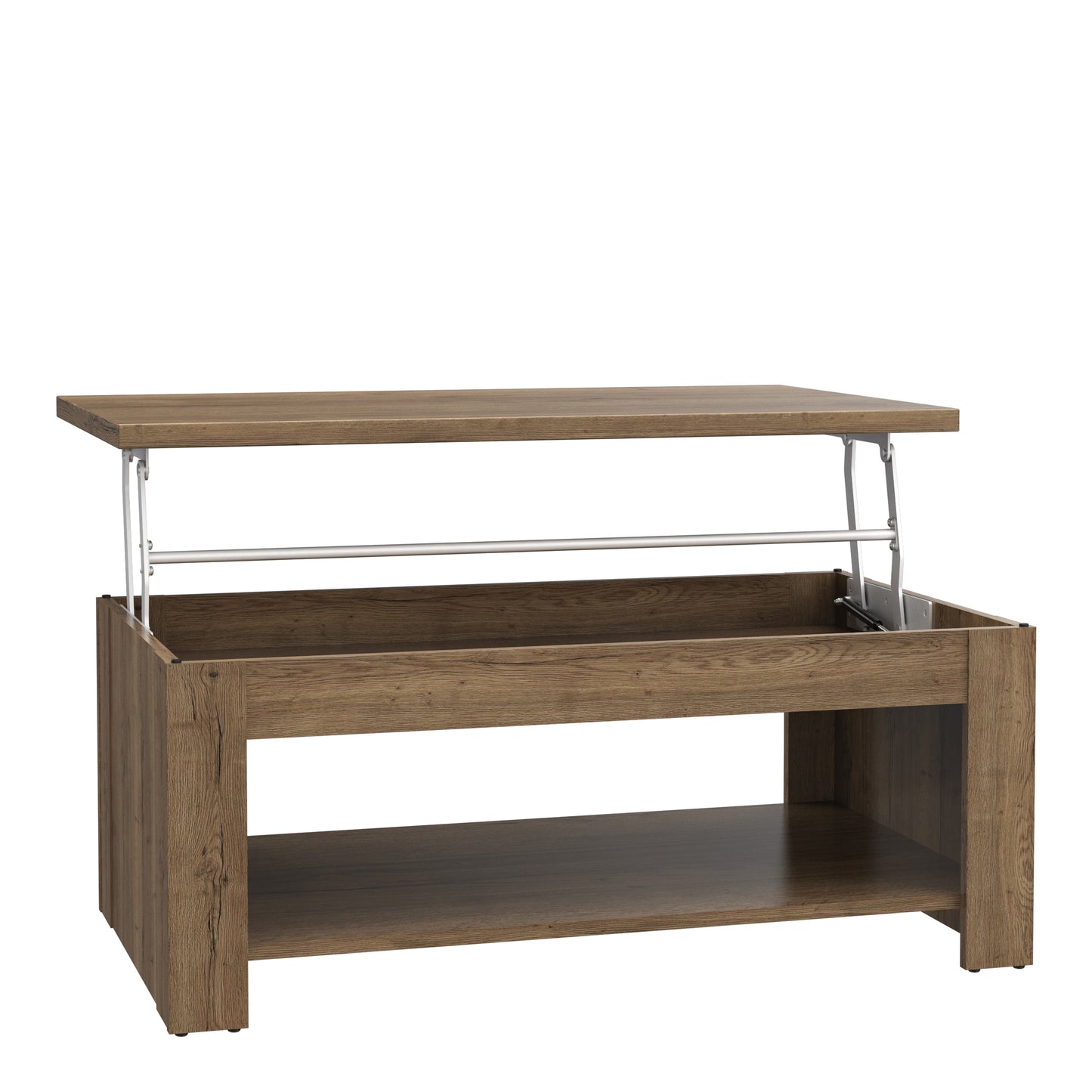 corona rising coffee table in tabak oak
