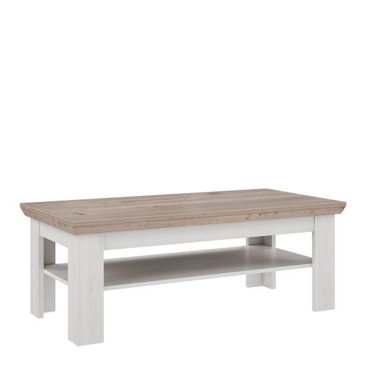 illopa coffee table in oak nelson/snowy oak