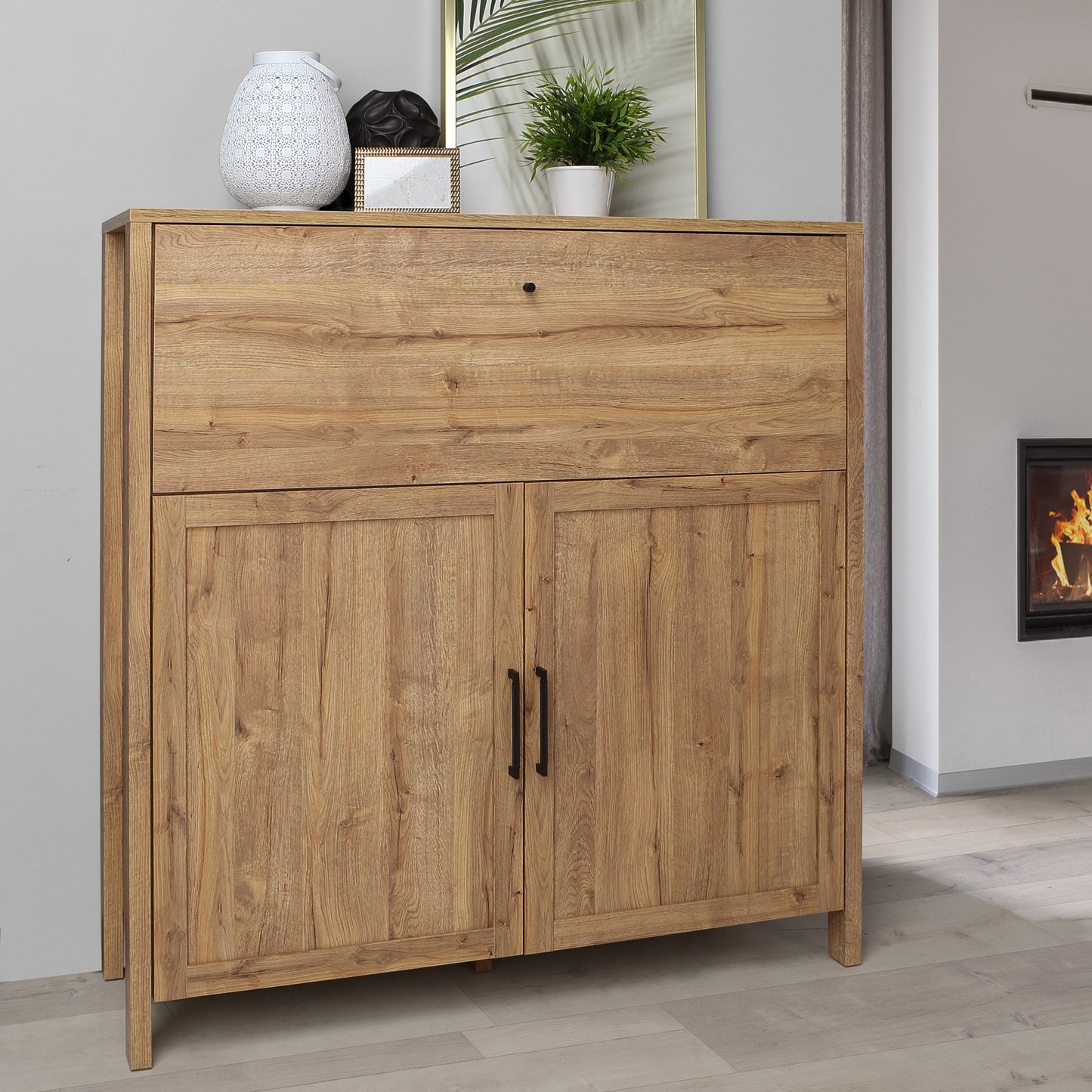 malte brun bar chest in waterford oak