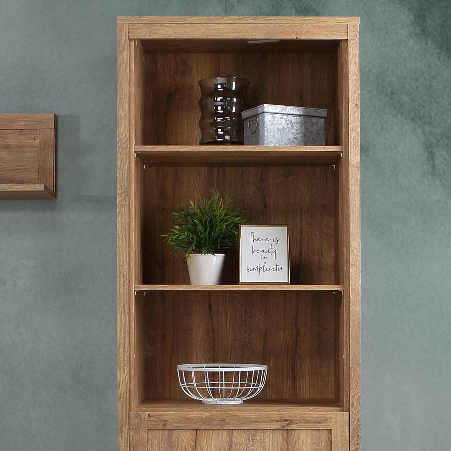 malte brun shelf unit in waterford oak