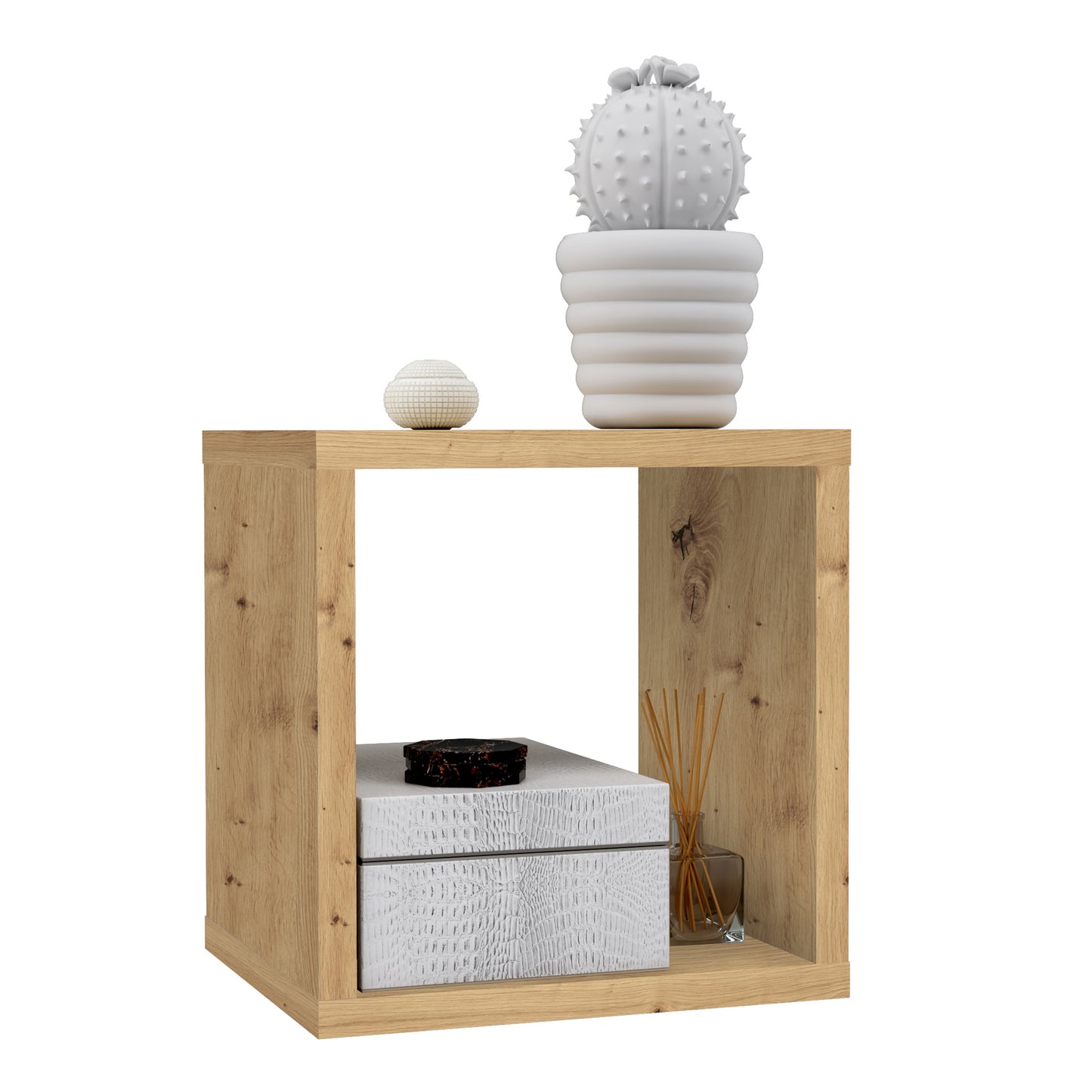 mauro singular storage unit in artisan oak