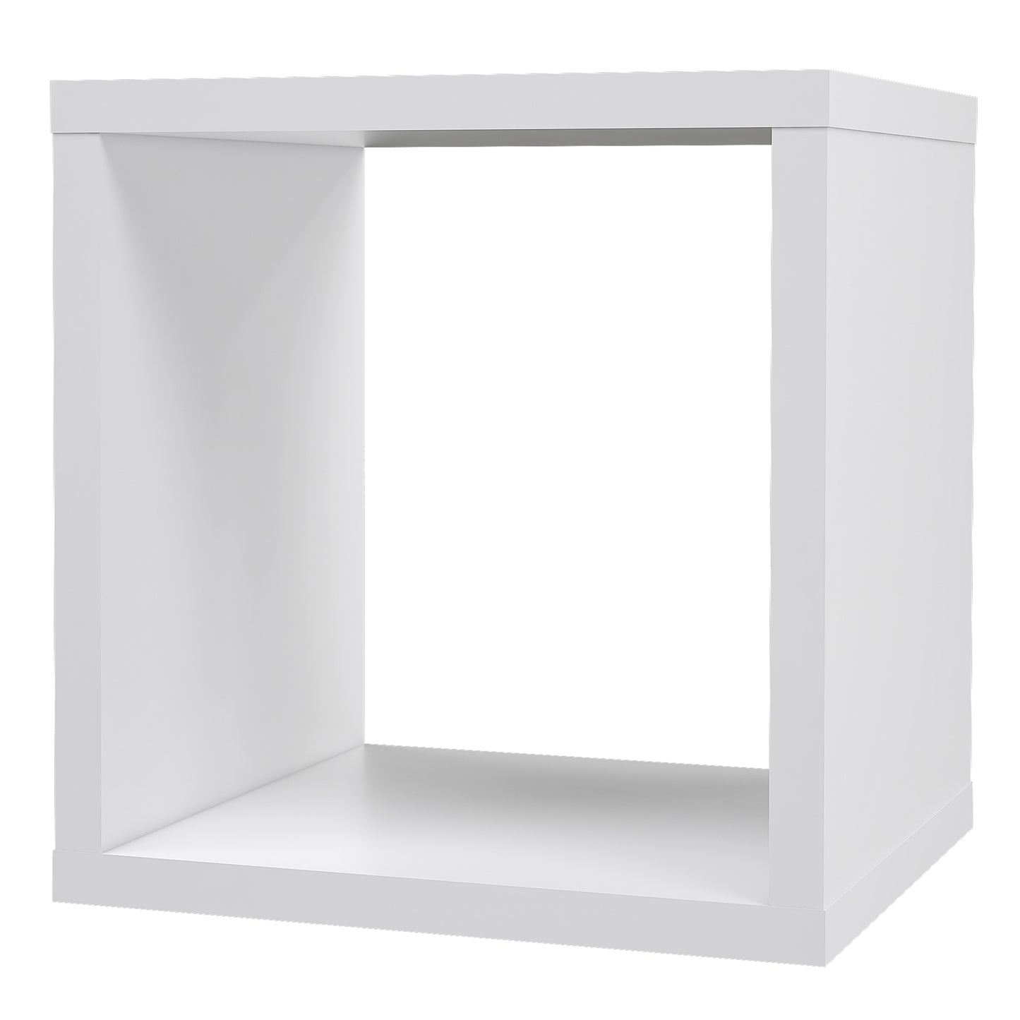 mauro singular storage unit in white high gloss/white