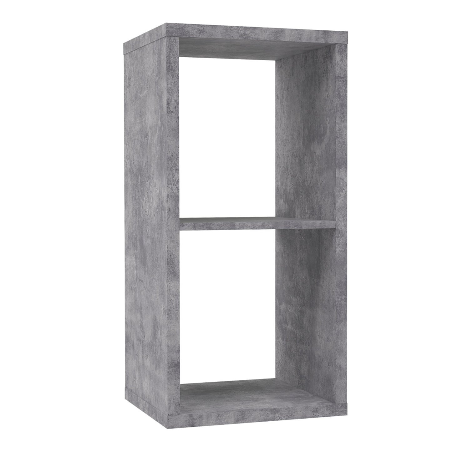 mauro 1 shelf storage unit in concrete grey