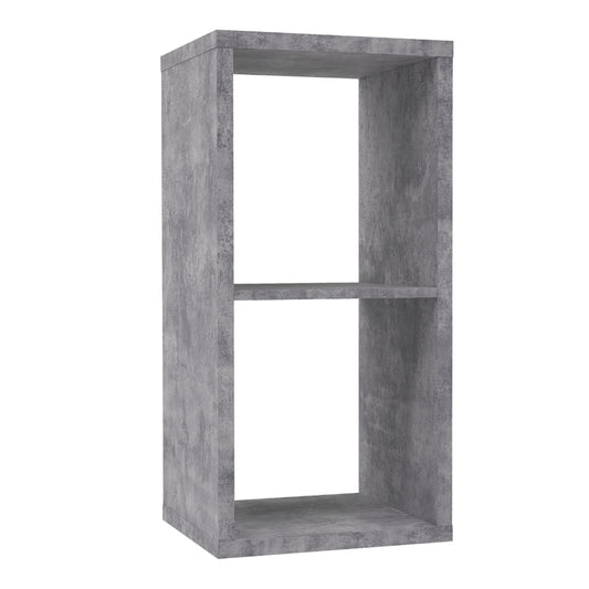 mauro 1 shelf storage unit in concrete grey
