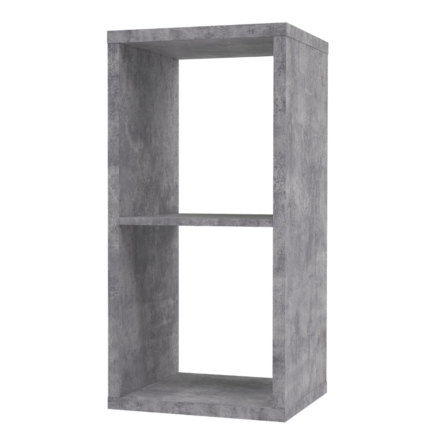 mauro 1 shelf storage unit in concrete grey