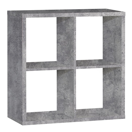 mauro 2x2 storage unit in concrete grey