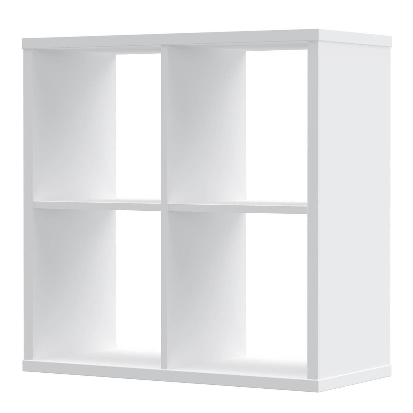 mauro 2x2 storage unit in white high gloss/white