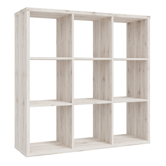 mauro 3x3 storage unit in sand oak