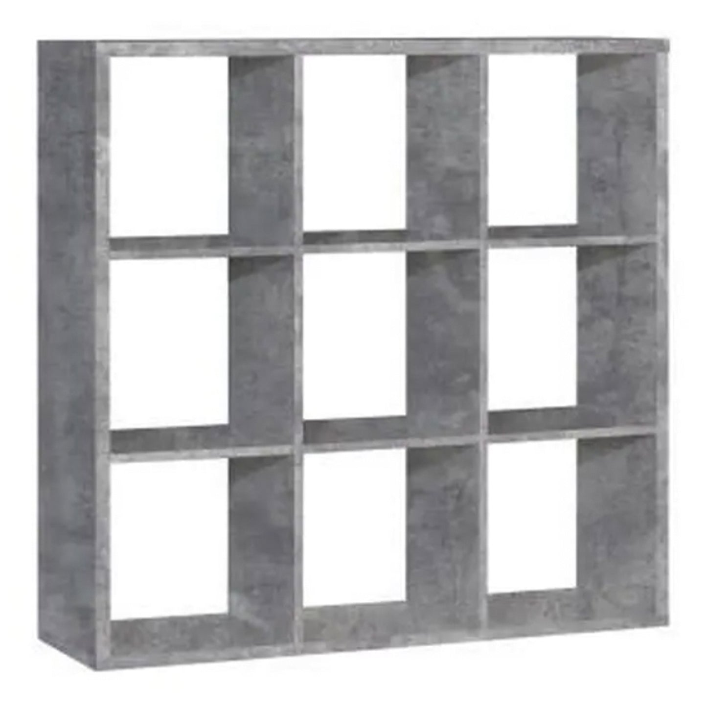 mauro 3x3 storage unit in concrete grey