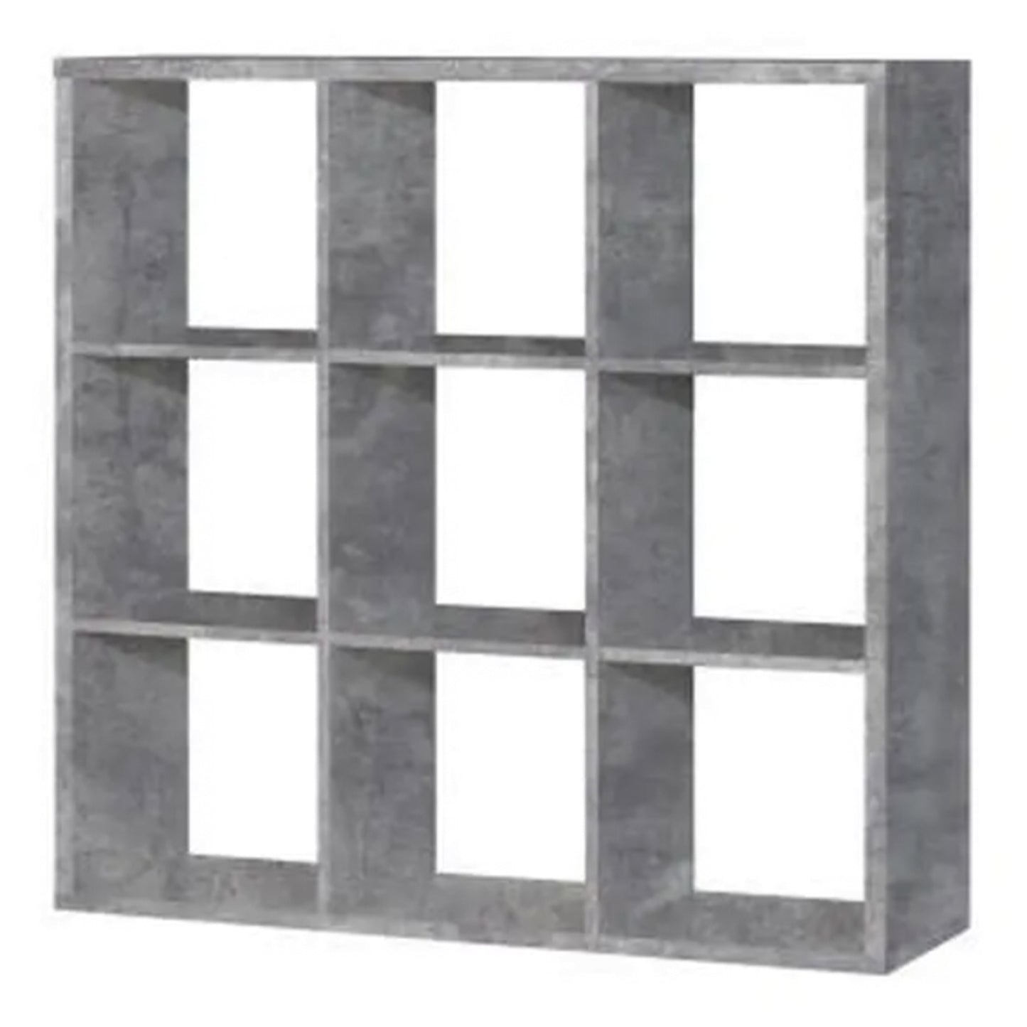 mauro 3x3 storage unit in concrete grey