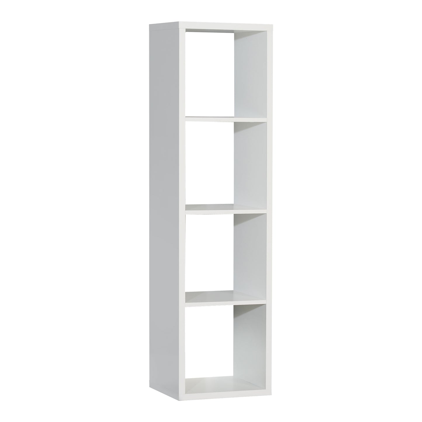 mauro 3 shelves storage unit in matt white