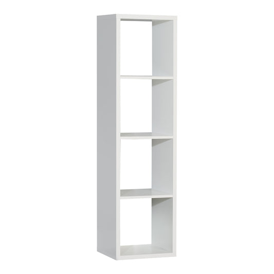 mauro 3 shelves storage unit in matt white